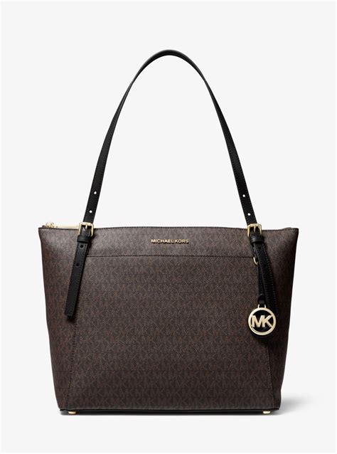 michael kors voyager tote truffle|michael kors tote with zipper.